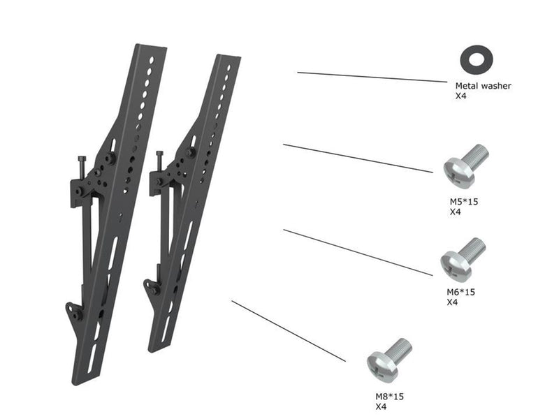 Multibrackets M Pro Series - Tilt Arms 400mm 30 kg