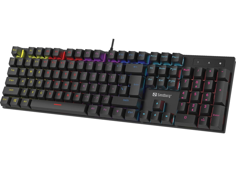 Sandberg Mechanical Gamer Keyboard - Gaming Tastaturen - Deutsch - Schwarz