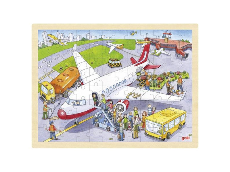 Goki Puzzle at the airport Boden