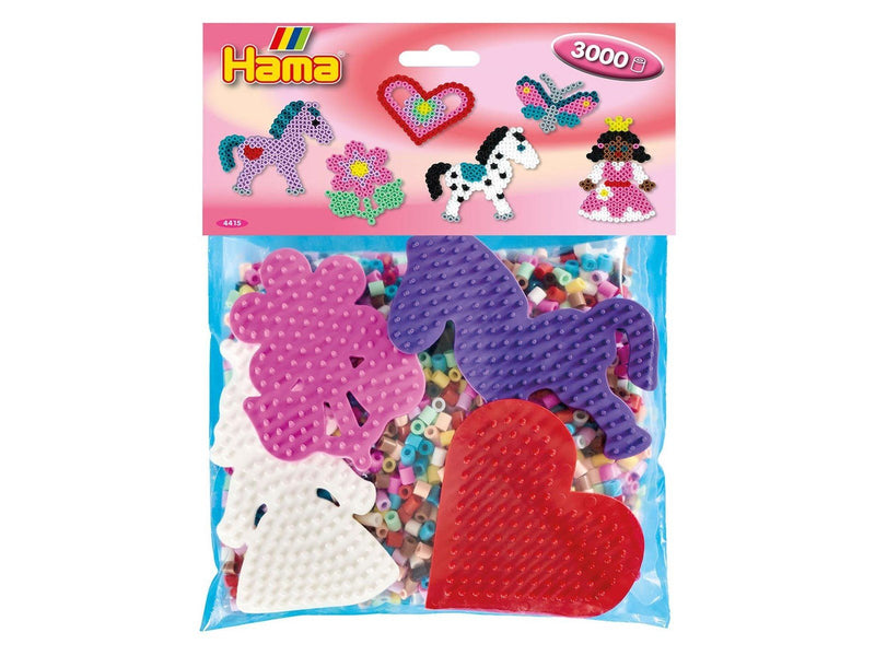 Hama Beads Set Group Pack Pink 3000 pcs