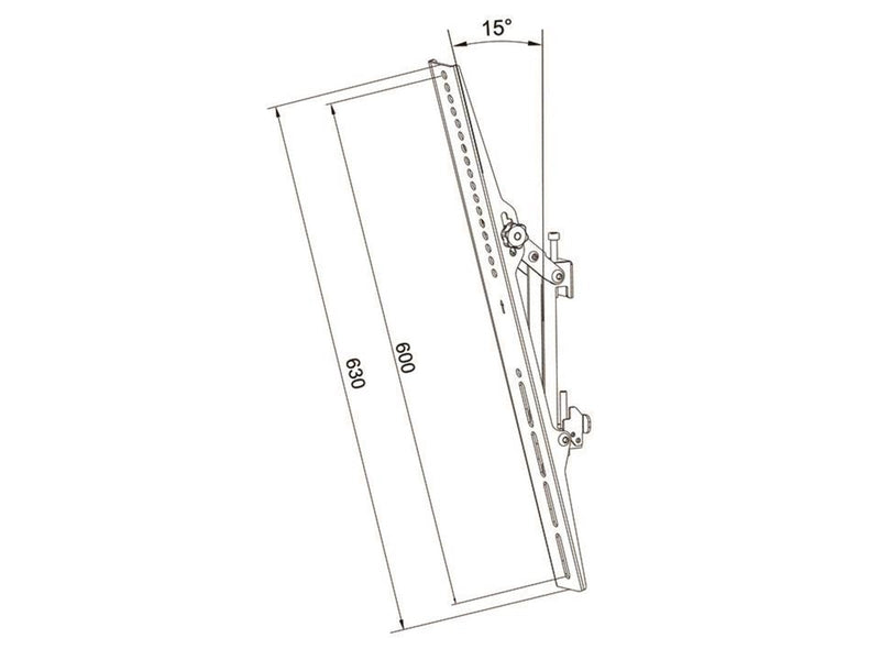 Multibrackets M Pro Series - Tilt Arms 600mm 30 kg