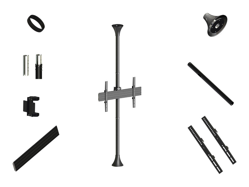 Multibrackets M Floor to Ceiling Mount Pro MBFC1U 30 kg 65" From 100 x 100 mm