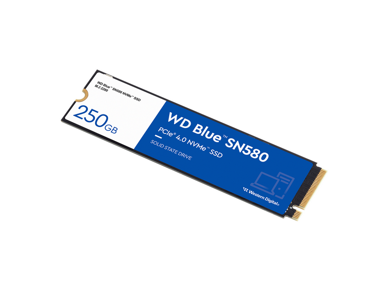 WD Blue SN580 SSD - 250GB - PCIe 4.0 - M.2 2280