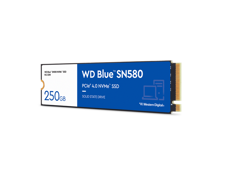 WD Blue SN580 SSD - 250GB - PCIe 4.0 - M.2 2280