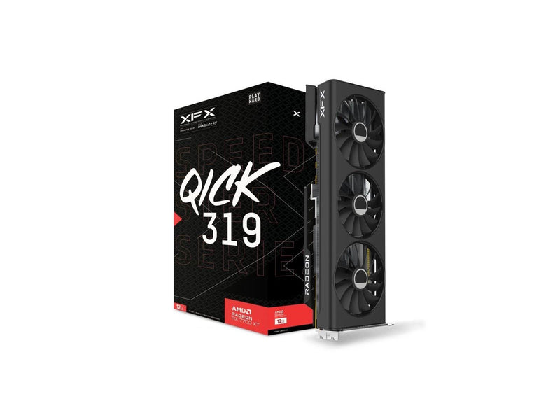 XFX Radeon RX 7700 XT Black - 12GB GDDR6 RAM - Grafikkarte