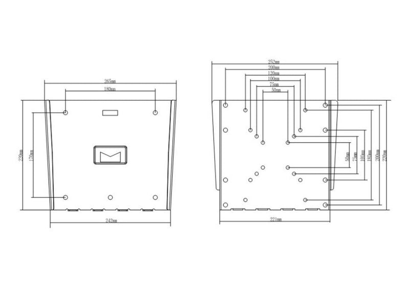 Multibrackets M VESA Wandmontage III - Bl