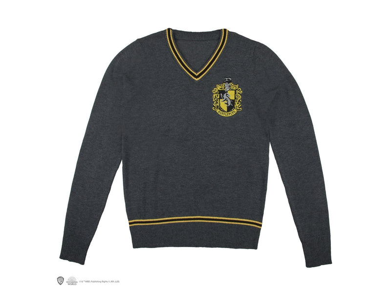 Harry Potter - Hufflepuff - Grey Knitted (Small) - Pullover