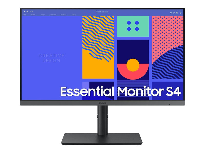 24" Samsung Essential S4 - 1920x1080 (FHD) - 100Hz - IPS