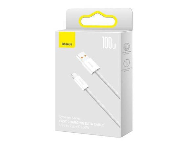 Baseus USB to USB-C  Dynamic Series 100W 1m (white)