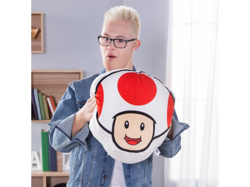 Tomy - Club Mocchi- Mocchi- Super Mario™ Toad Mega 38 cm - Teddybär & Kuscheltier