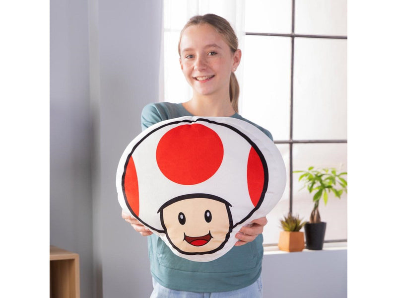 Tomy - Club Mocchi- Mocchi- Super Mario™ Toad Mega 38 cm - Teddybär & Kuscheltier