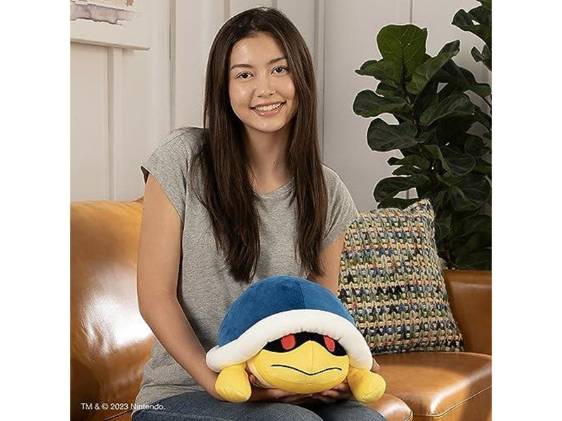 Tomy - Club Mocchi Mocchi- Super Mario - Buzzy Beetle 38 cm - Teddybär & Kuscheltier