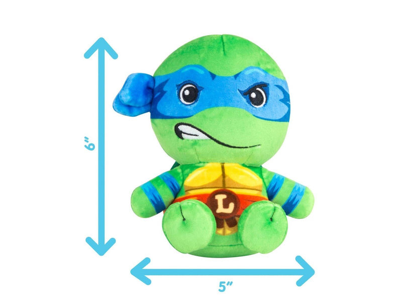 Tomy - Club Mocchi-Mocchi- Teenage Mutant Ninja Turtles™ Leonardo Junior 15 cm - Teddybär & Kuscheltier