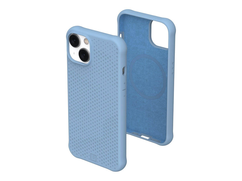 UAG [U] Protective Case for iPhone 14 [6.1-in] - Dot For MagSafe Cerulean