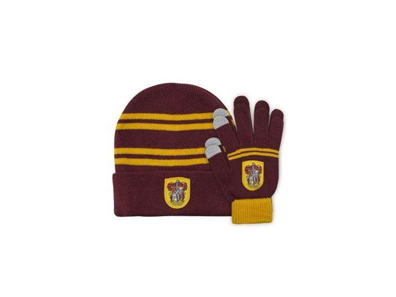Harry Potter - Beanie/Gloves Gryffindor Adult set X EU - Beanie