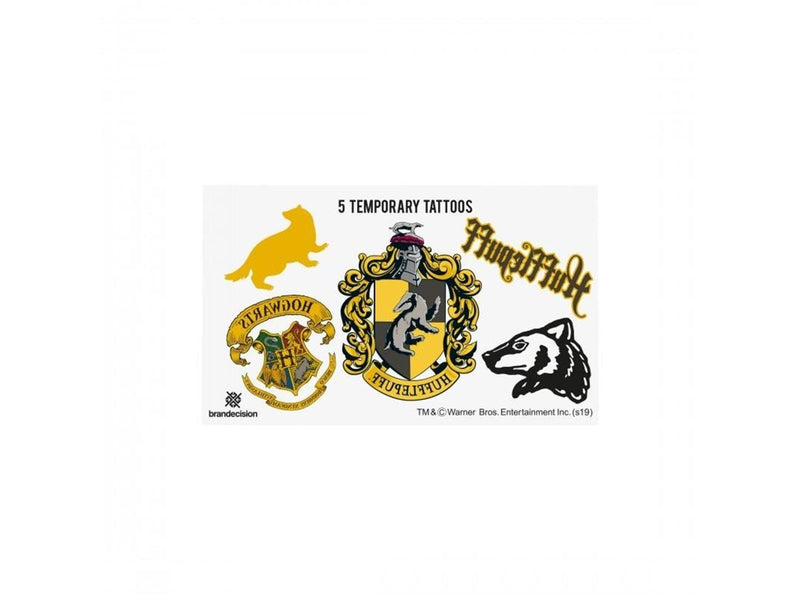 Harry Potter - HP Entry Robe Necktie & Tattoos Hufflepuff Small EU