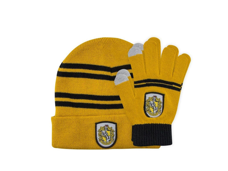 Harry Potter - HP Beanie/Gloves Hufflepuff Adult set EU - Beanie