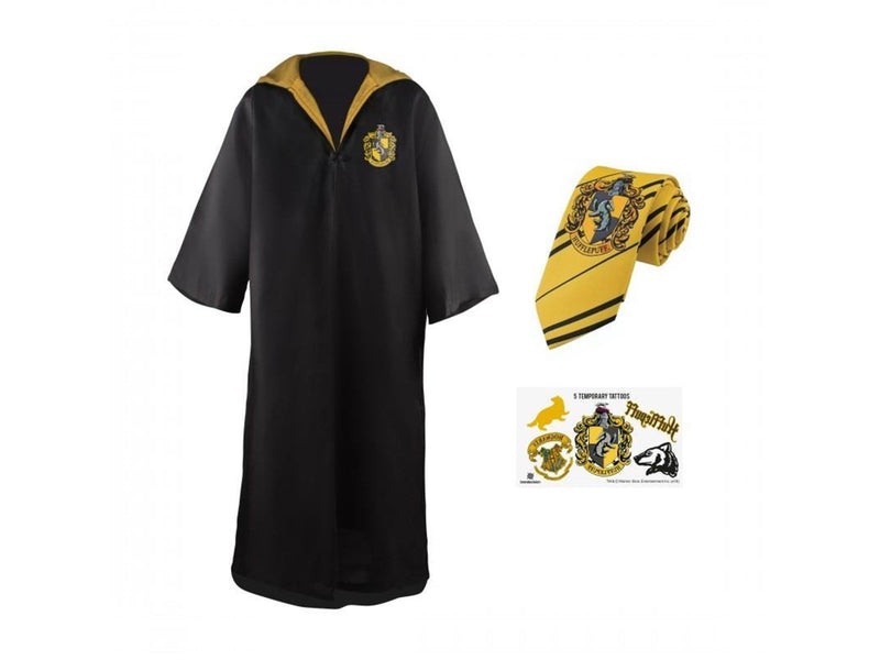 Cinereplicas - HP Entry Robe Necktie & Tattoos Hufflepuff Large EU