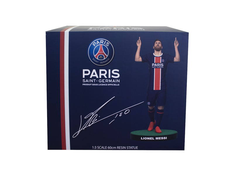 Footballs Finest - LIONEL MESSI - OFFICIAL PSG - FOOTBALL'S FINEST 60CM RESIN STATUE - Figur