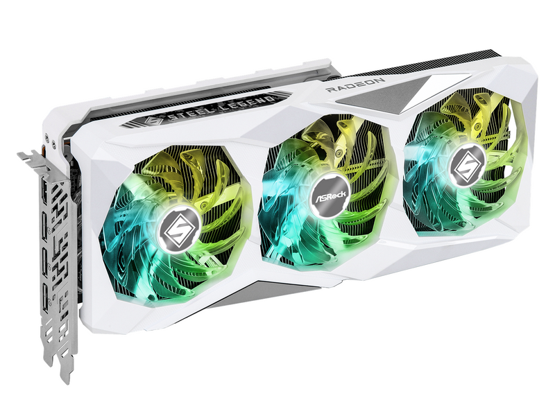 ASRock Radeon RX 7800 XT Steel Legend - 16GB GDDR6 RAM - Grafikkarte
