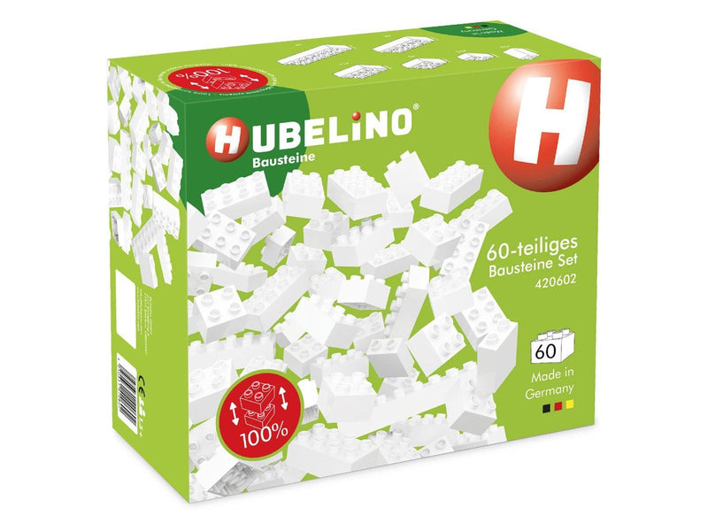 Hubelino Building Blocks White 60dlg.