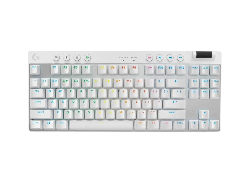 Logitech G PRO X TKL - Logitech GX Brown (Tactile) - Tactile - Gaming Tastaturen - ohne Numpad - Englisch - UK - Weiss