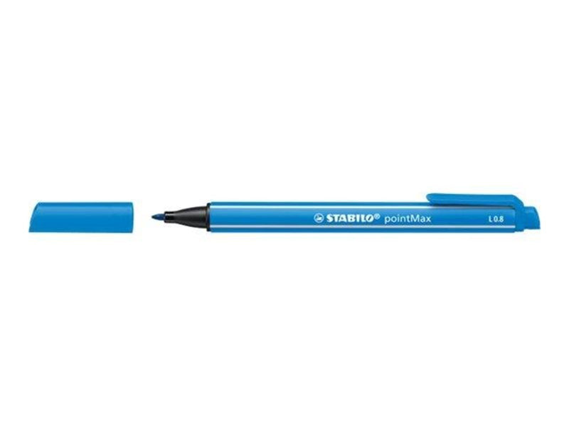 STABILO pointMax - fibre-tip pen - turquoise blue