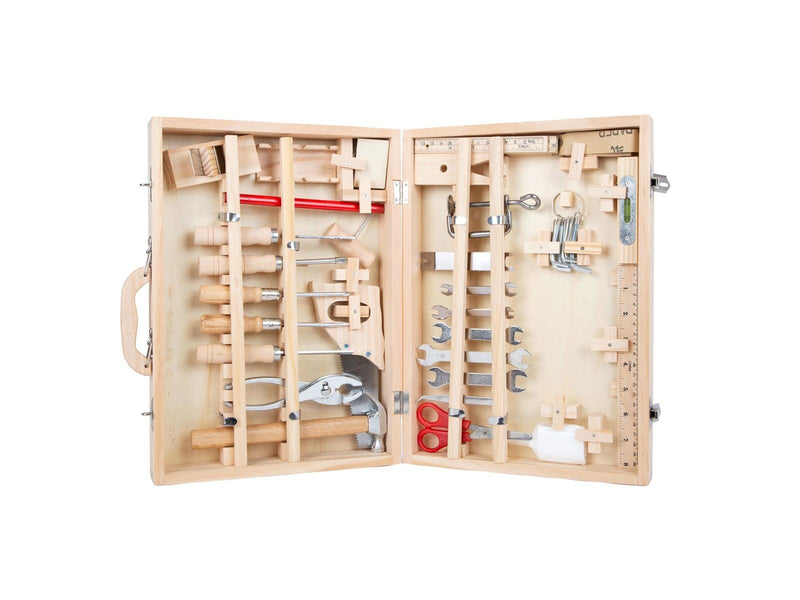 Small Foot - Wooden Tool Box Deluxe with Tools.