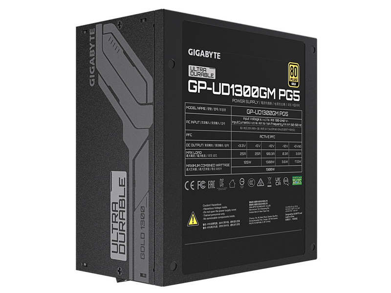 GIGABYTE UD1300GM PG5 Netzteile - 1300 Watt - 140 mm - ATX - 80 Plus Gold zertifiziert
