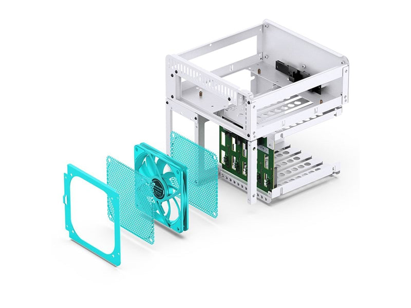 Jonsbo N2 Mini-ITX Case - White - Gehäuse - NAS tower - Weiß