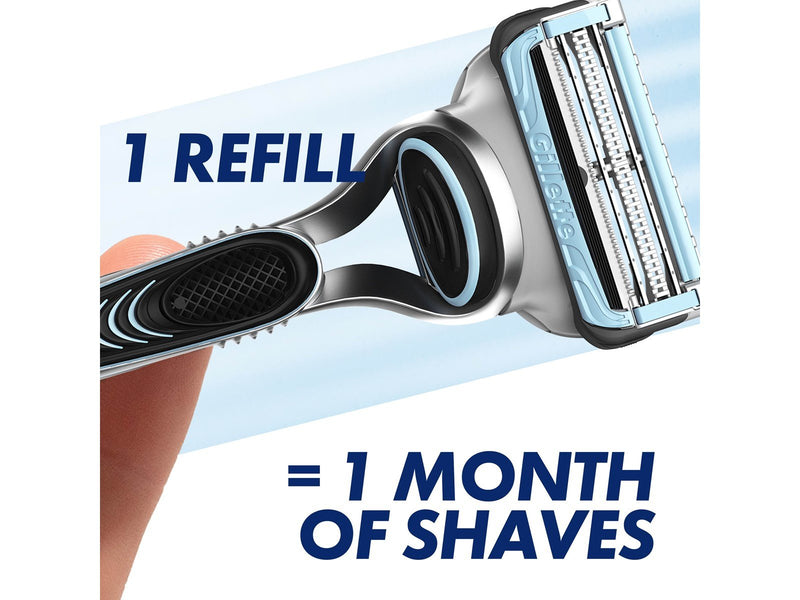 Gillette Skinguard Sensitive Razor Handle + 2 blades