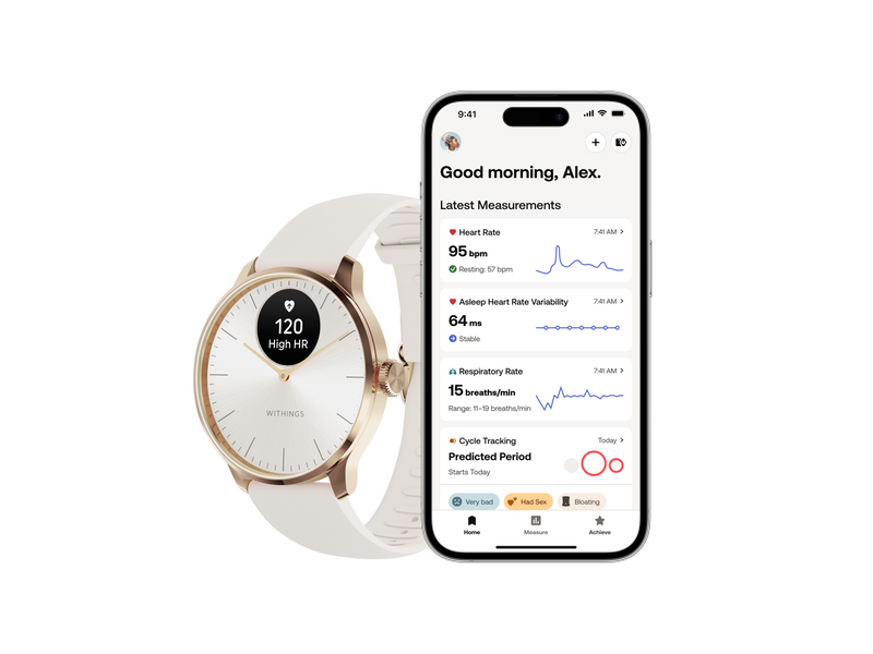 Withings Scanwatch Light - Rose Gold - 37 mm