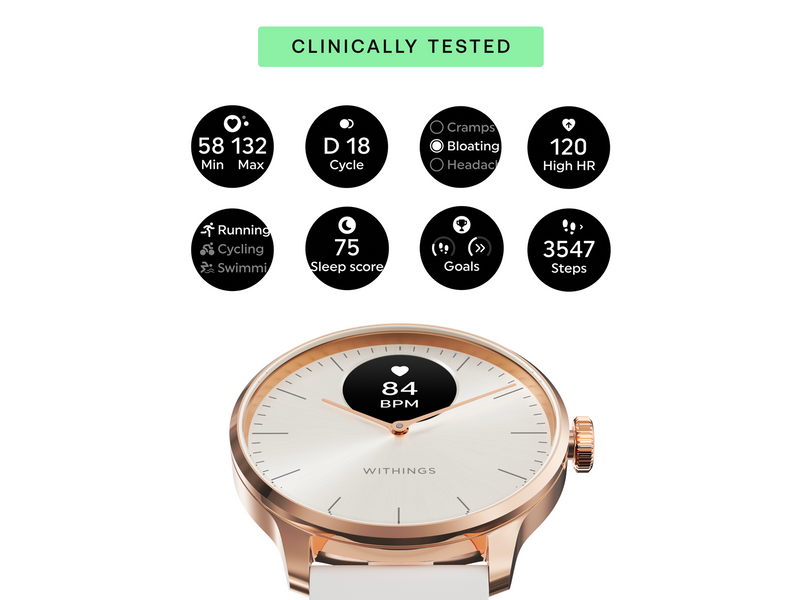 Withings Scanwatch Light - Rose Gold - 37 mm