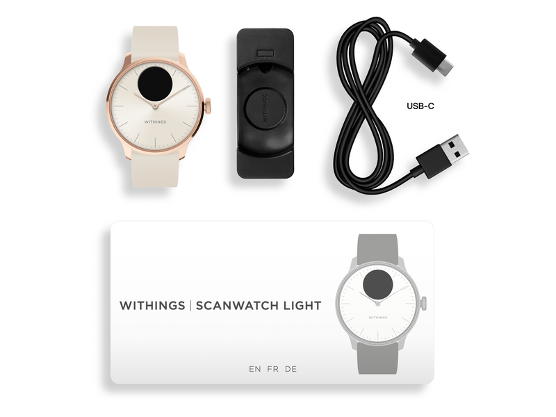 Withings Scanwatch Light - Rose Gold - 37 mm