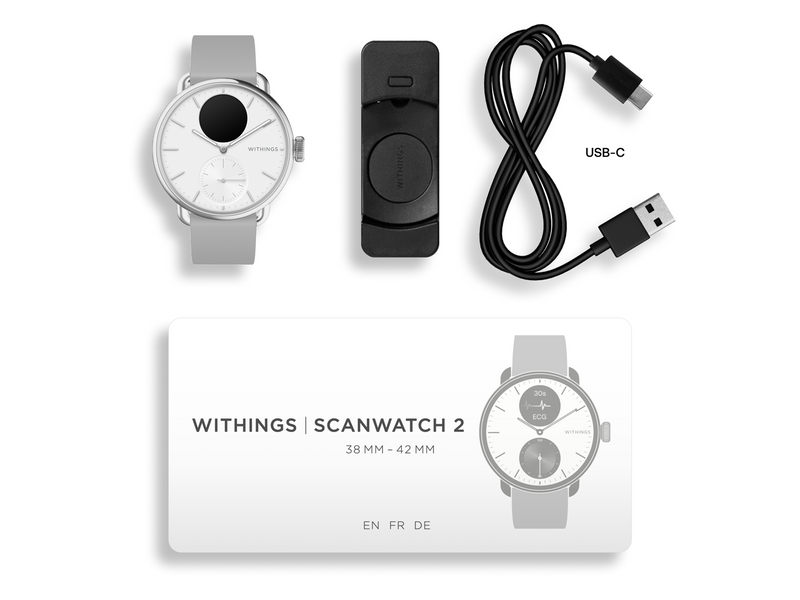 Withings Scanwatch 2 - 38mm - Weiß
