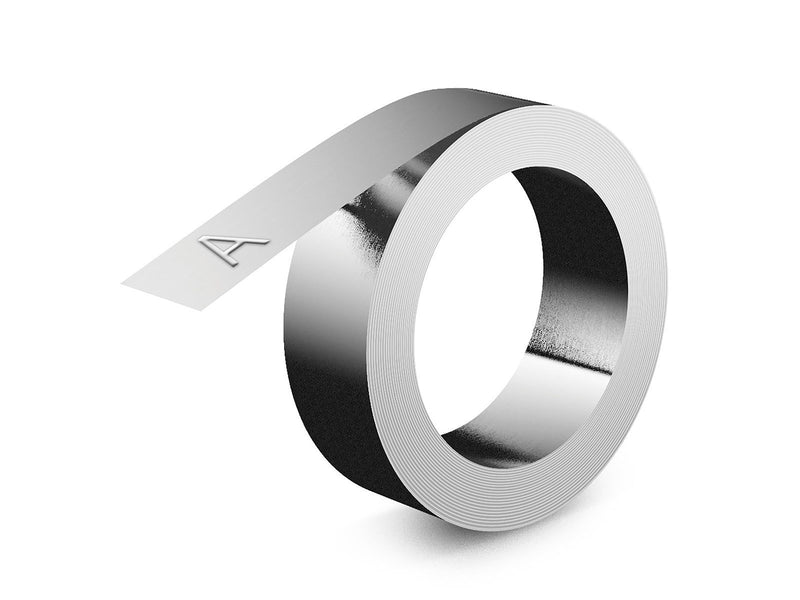 DYMO ® Rhino™ Industrielles Prägeband, nicht klebendes Aluminium, 12 mm x 4,8 m