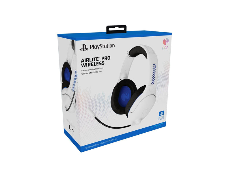 PDP AIRLITE Pro - Frost White - Wireless Headset - Sony PlayStation 4