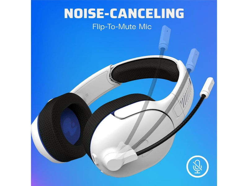 PDP AIRLITE Pro - Frost White - Wireless Headset - Sony PlayStation 4