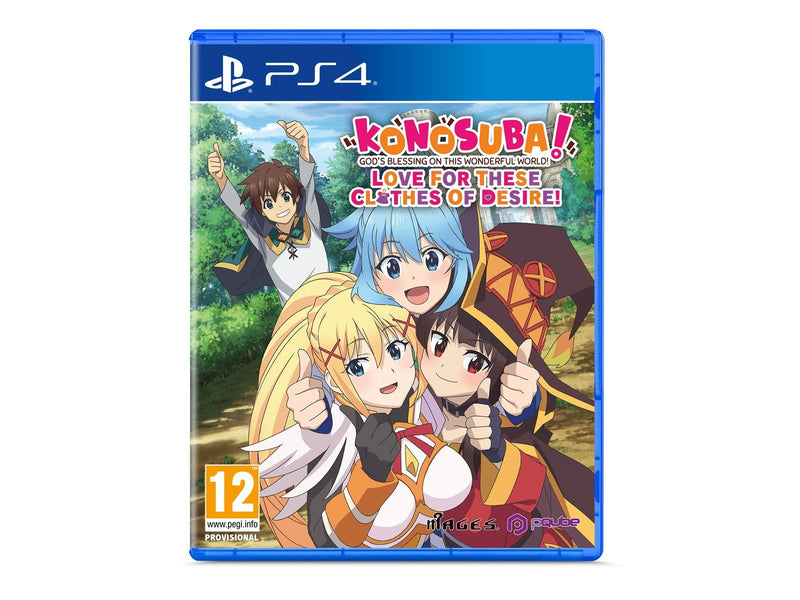 KONOSUBA: God's Blessing on This Wonderful World! Love for These Clothes of Desire! - Sony PlayStation 4 - Visual Novel - PEGI 1
