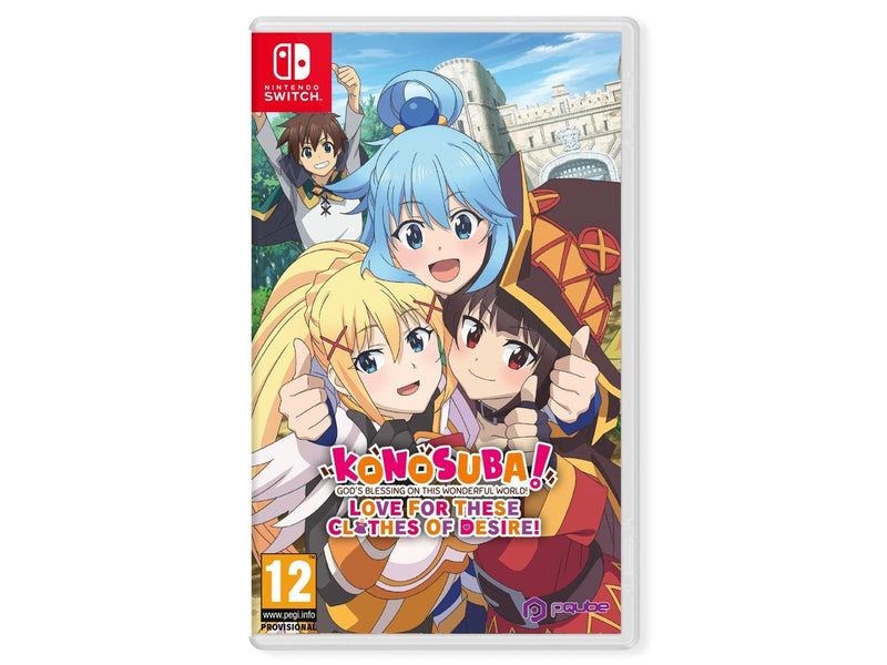 KONOSUBA: God's Blessing on This Wonderful World! Love for These Clothes of Desire! - Nintendo Switch - Visual Novel - PEGI 12