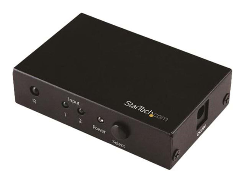 StarTech.com 2-Port HDMI Switch - 4K HDMI Switch Box - Ultra HD 4K 60Hz