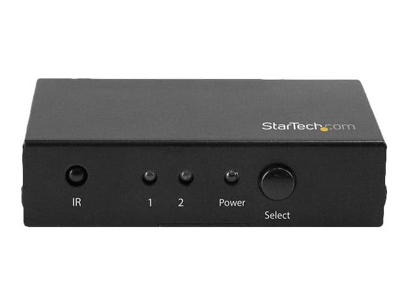 StarTech.com 2-Port HDMI Switch - 4K HDMI Switch Box - Ultra HD 4K 60Hz
