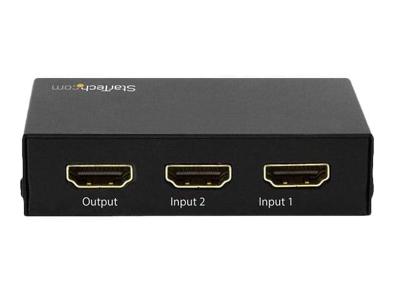 StarTech.com 2-Port HDMI Switch - 4K HDMI Switch Box - Ultra HD 4K 60Hz