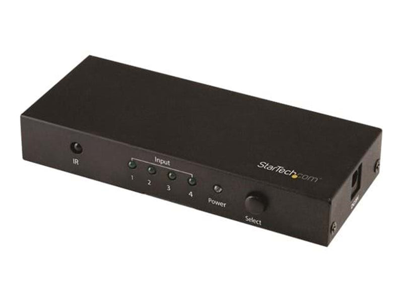 StarTech.com 4-Port HDMI Switch - 4K HDMI Switch Box - Ultra HD 4K 60Hz