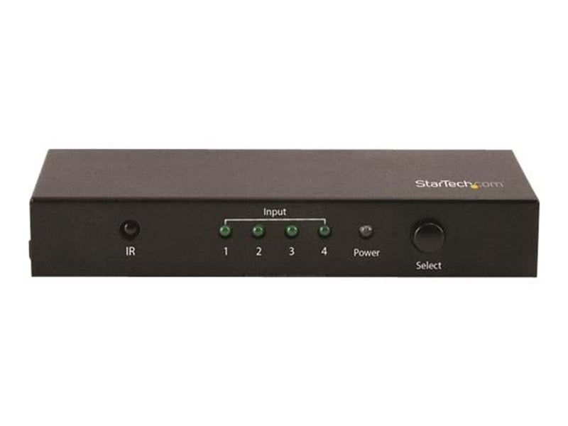 StarTech.com 4-Port HDMI Switch - 4K HDMI Switch Box - Ultra HD 4K 60Hz