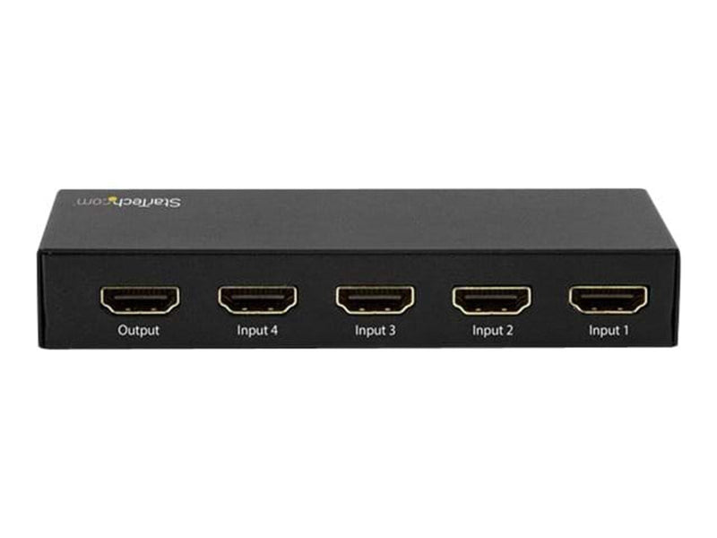 StarTech.com 4-Port HDMI Switch - 4K HDMI Switch Box - Ultra HD 4K 60Hz