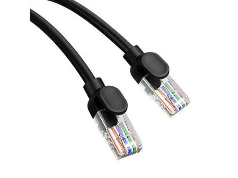 Baseus Ethernet CAT5 1.5m network cable (black) - Schwarz - 1.5 meter
