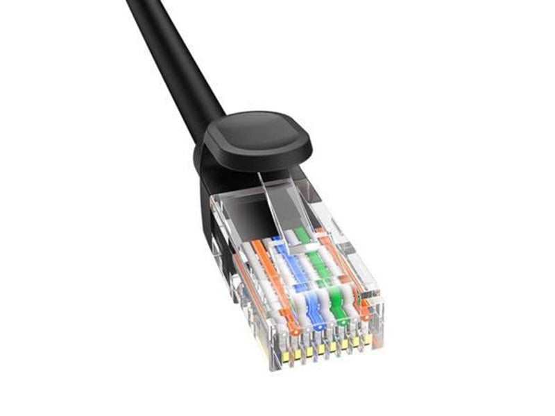 Baseus Ethernet CAT5 2m network cable (black) - Schwarz - 2 meter