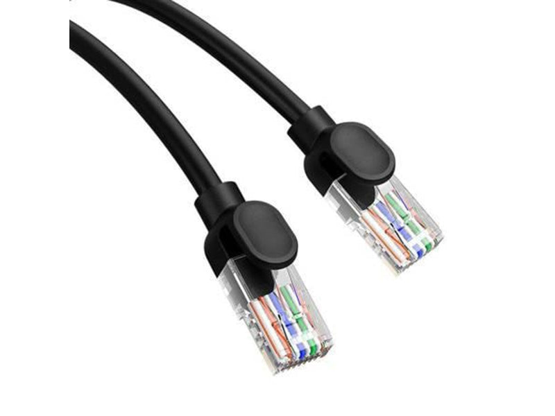 Baseus Ethernet CAT5 2m network cable (black) - Schwarz - 2 meter