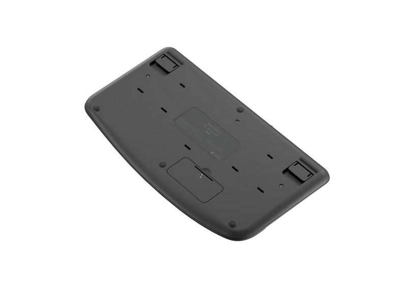 Logitech Wave Keys for Business - Graphite - ND - Ergonomische Tastatur - Nordisch - Schwarz